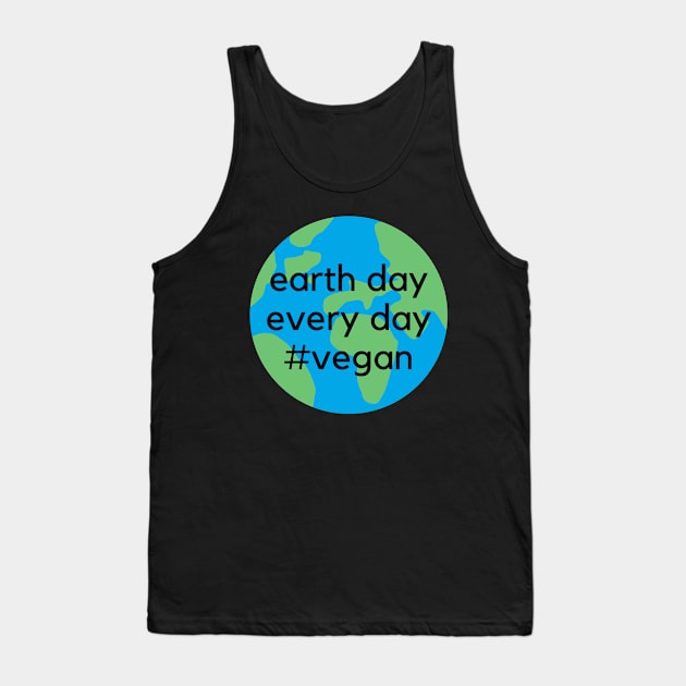 Earth Day Vegan Tank Top by daisies&bunnies